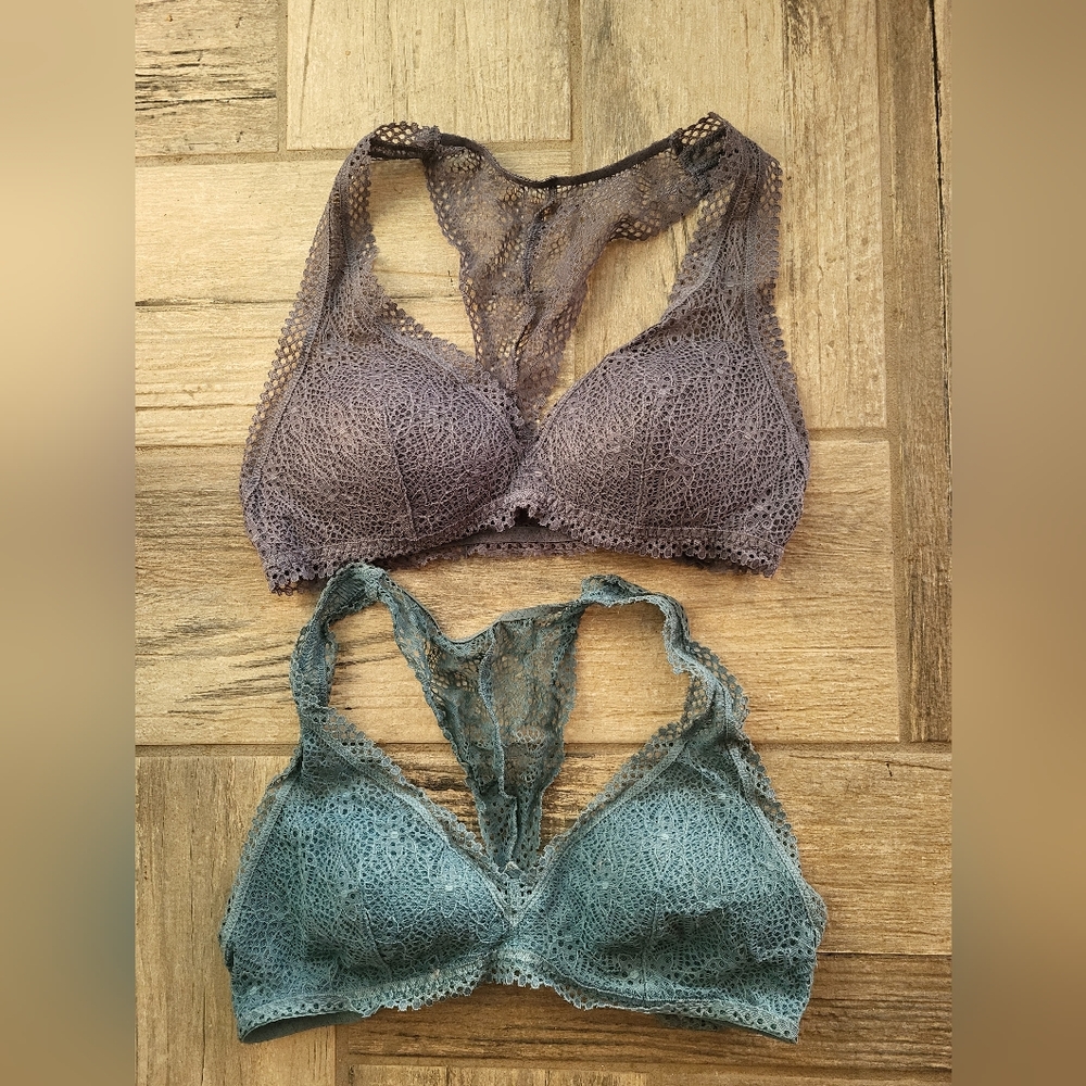 Victorias secret Bralette Set - Gray and Teal